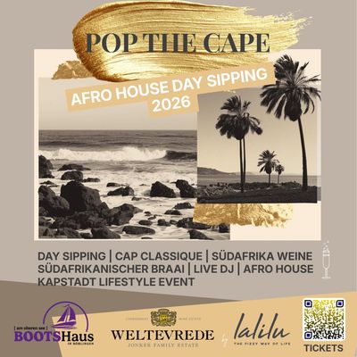 🌍🥂 POP THE CAPE – Ambiance Cape Town au Bootshaus