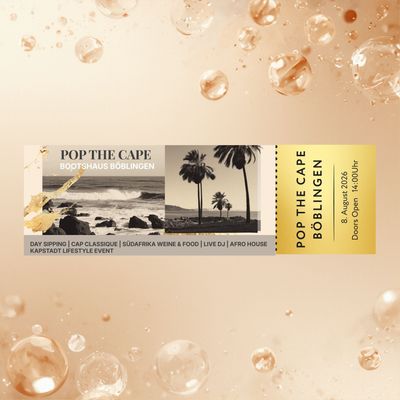 ​🌍🥂 POP THE CAPE – Cape Town Vibes at the Bootshaus ✨