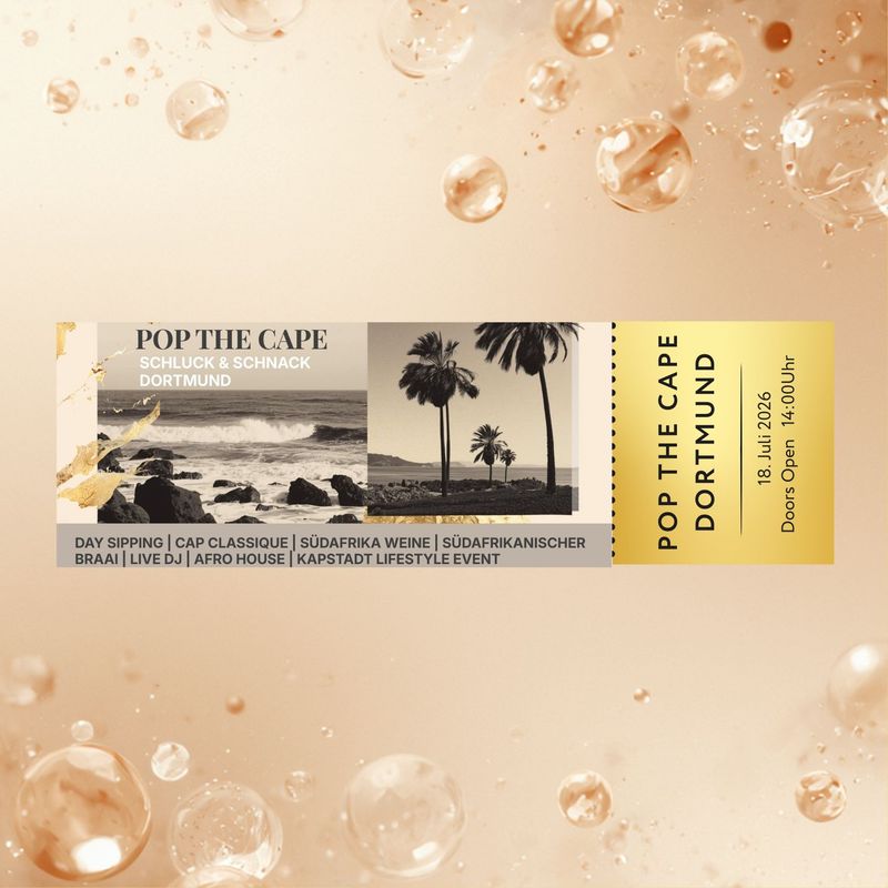 POP THE CAPE - Day sipping 2026 in Dortmund
