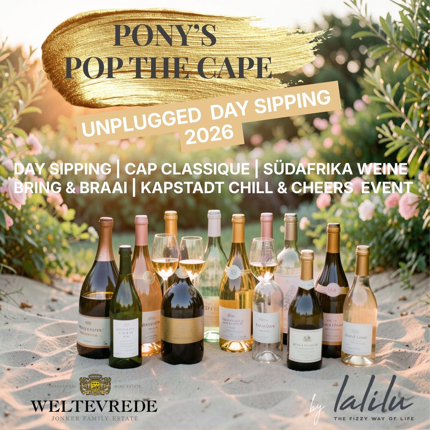 Pony's POP THE CAPE - Unplugged day sipping 2026