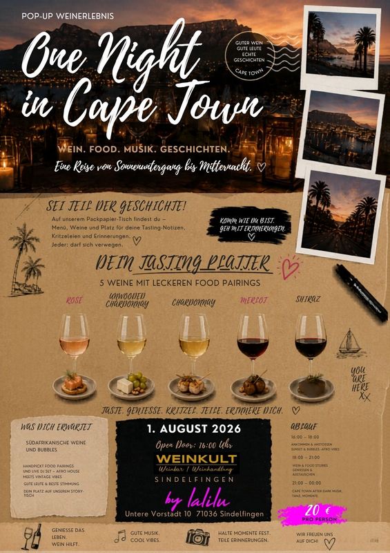One Night in Cape Town 🇿🇦🍷🔥