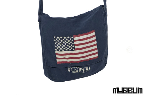 Borsa a tracolla Jeckerson - Denim Blu