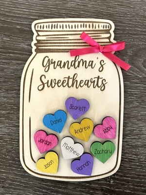 Sweethearts Jar