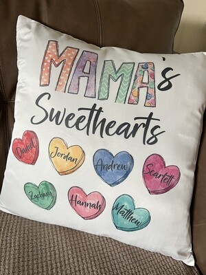 Mama’s Sweethearts Pillowcase