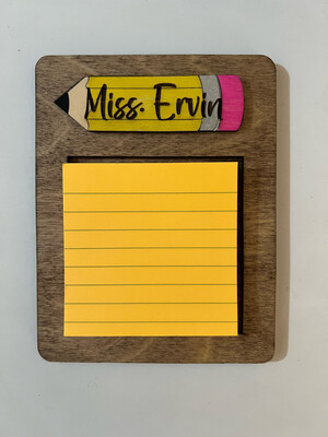 Teacher post It holder