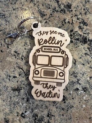 Bus Driver Keychain