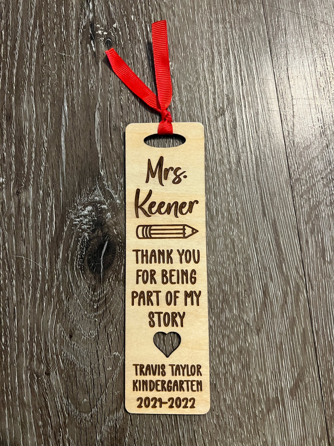Teacher bookmark