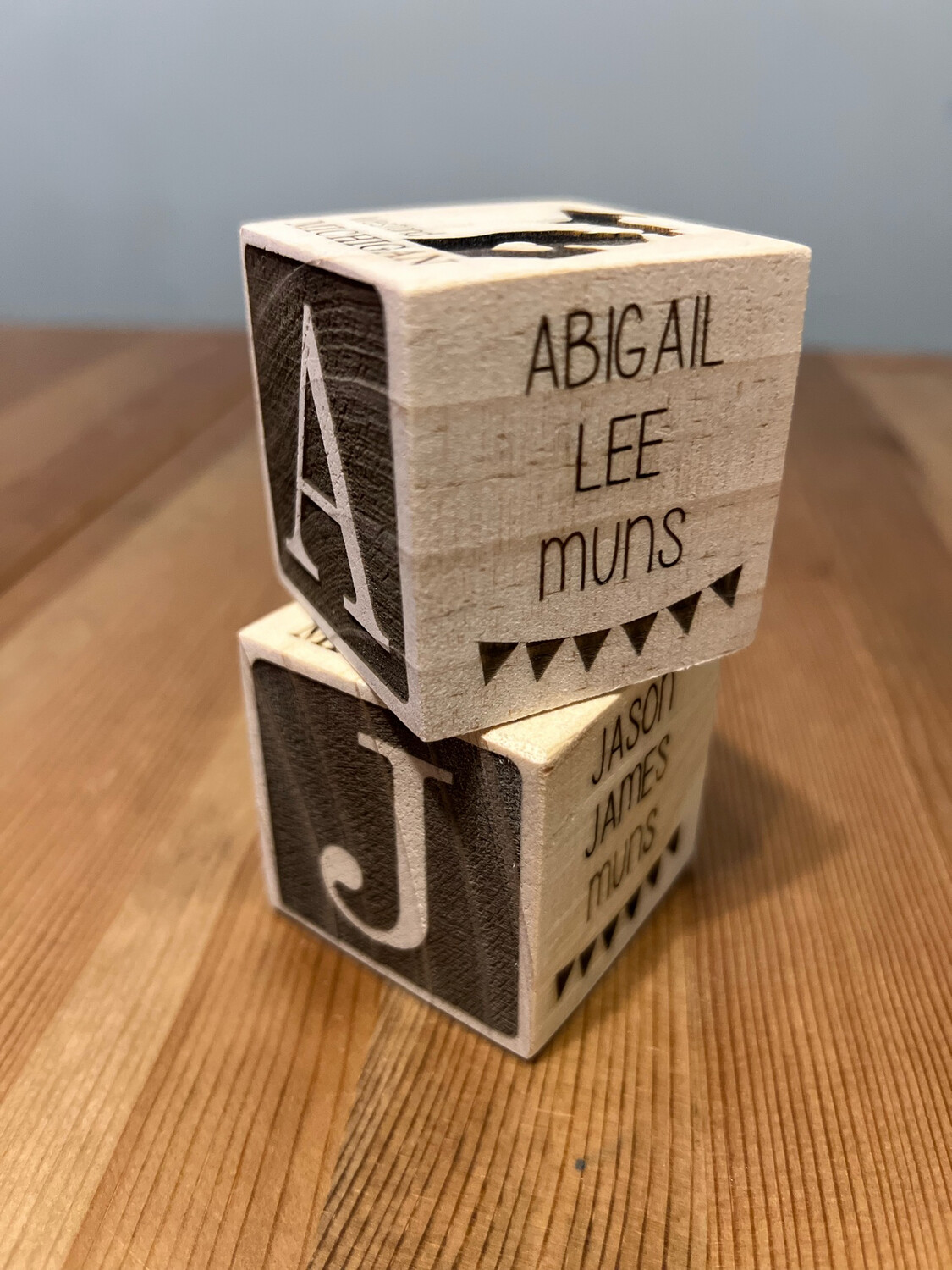 Personalized Baby Block