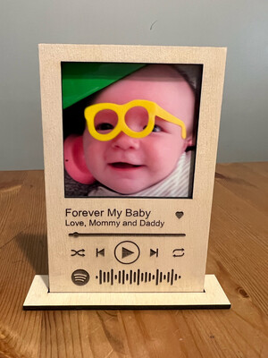 Spotify Song Photo Frame