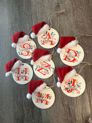 Monogram Christmas Ornament