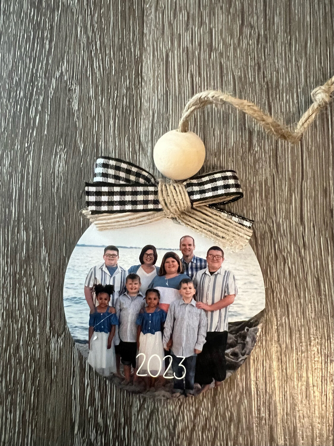 Family Photo Ornament