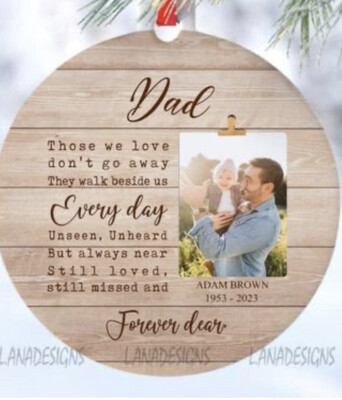 Memorial Photo Ornaments