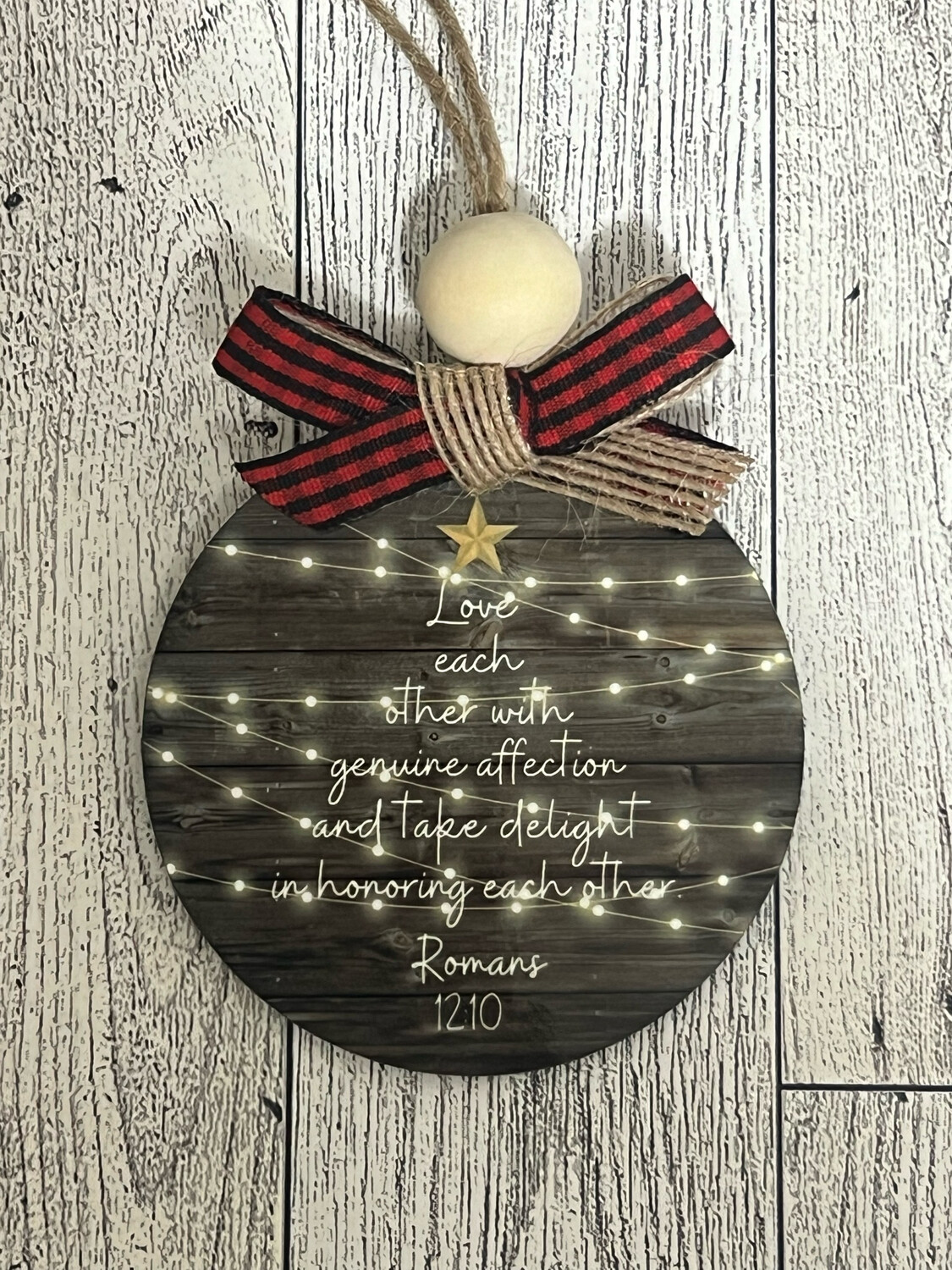Scripture Ornament