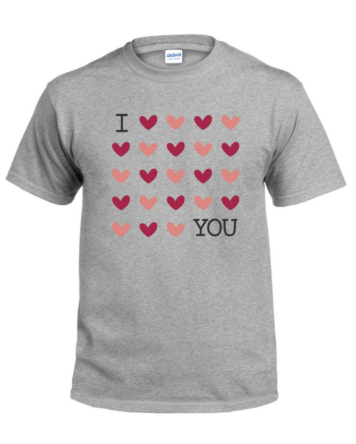 Valentine Shirt - Hearts Love You