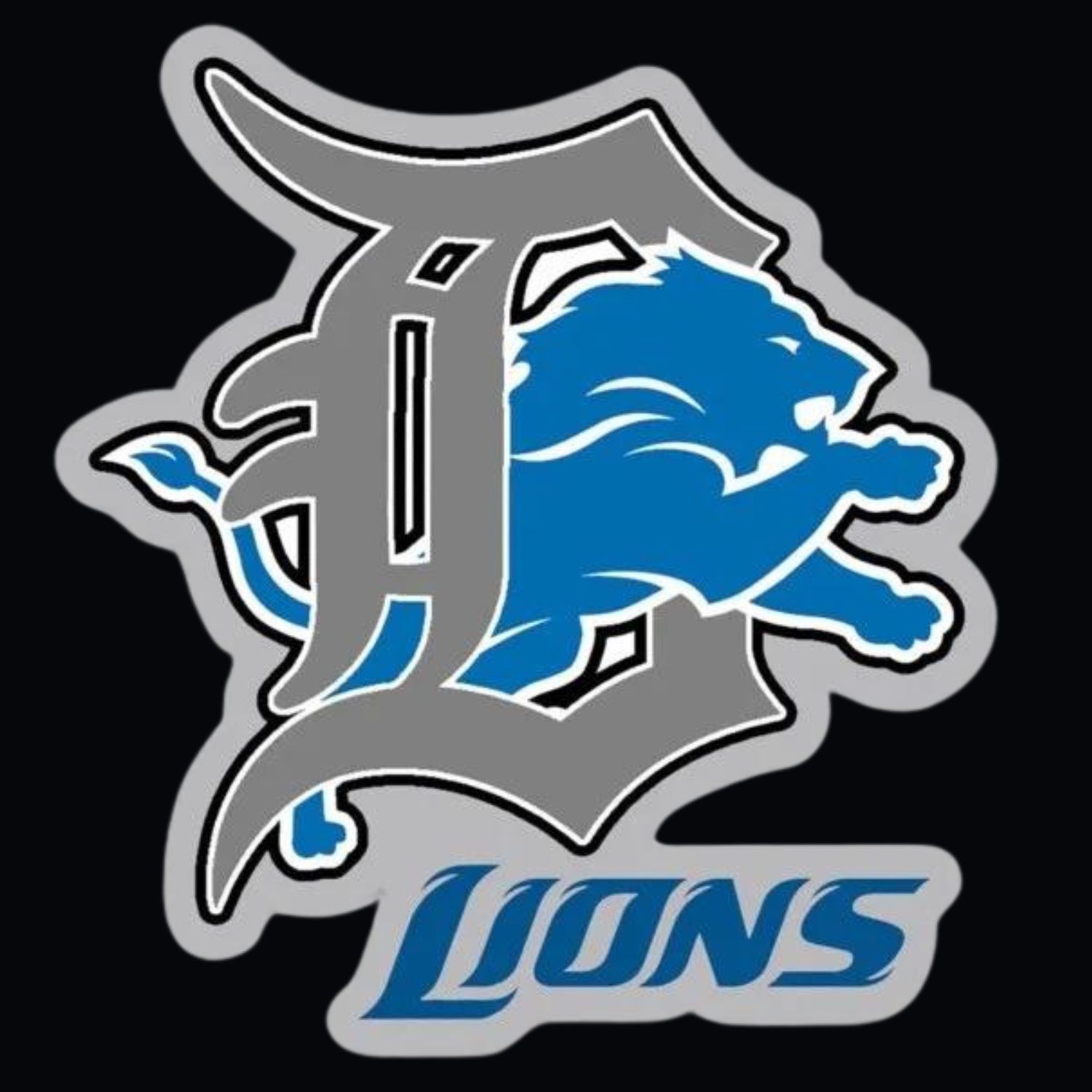 Lions Faded D