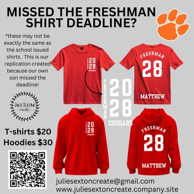 Freshman 2028  Shirts