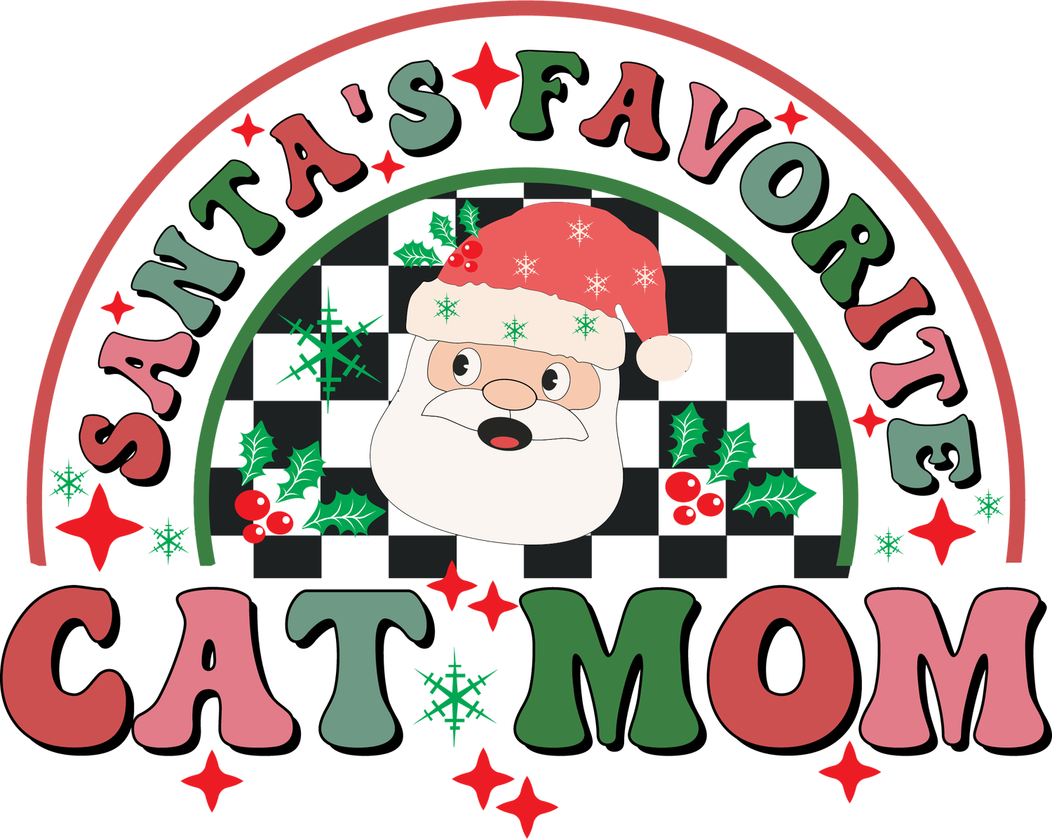 Santa&#39;s Favorite Cat Mom