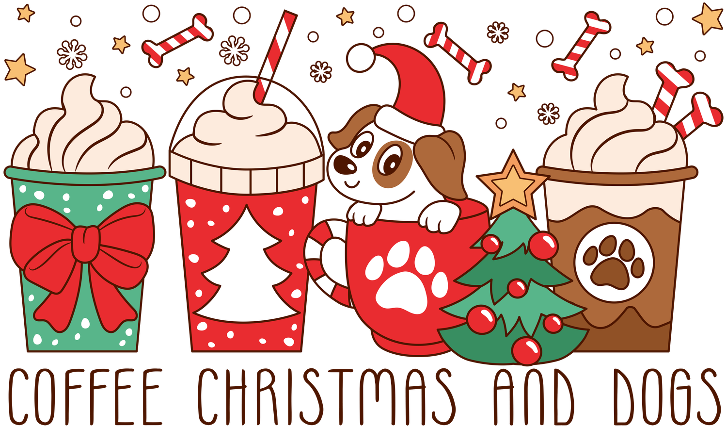 Coffee Christmas and Dogs