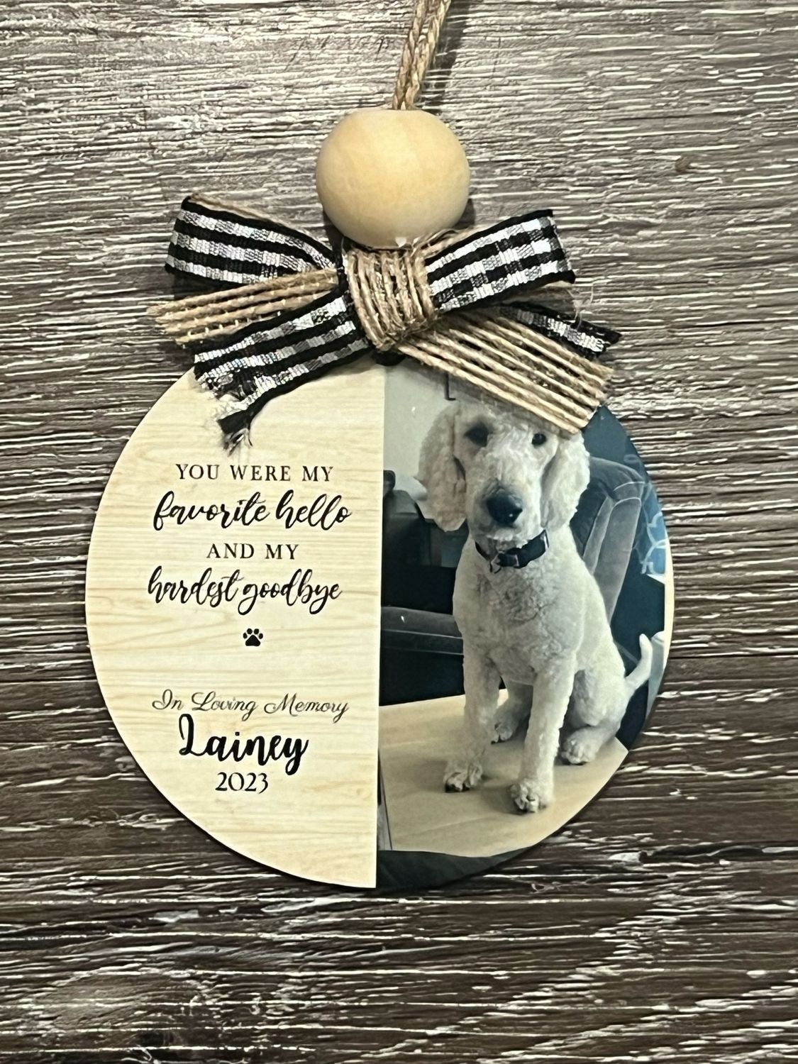 Dog Memorial Ornaments