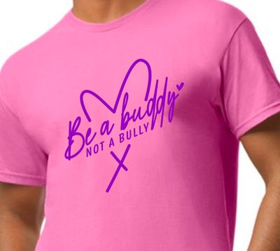 Be A Buddy Heart Tshirt