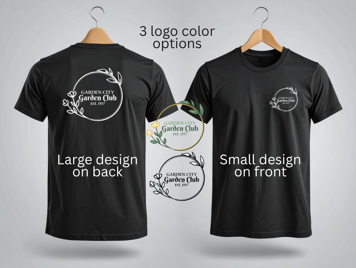 Garden City Garden Club NEW LOGO TSHIRT Garden City Garden Club NEW LOGO TSHIRT