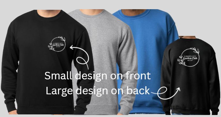 Garden City Garden Club NEW LOGO Crewneck Sweatshirt Garden City Garden Club NEW LOGO Crewneck Sweatshirt