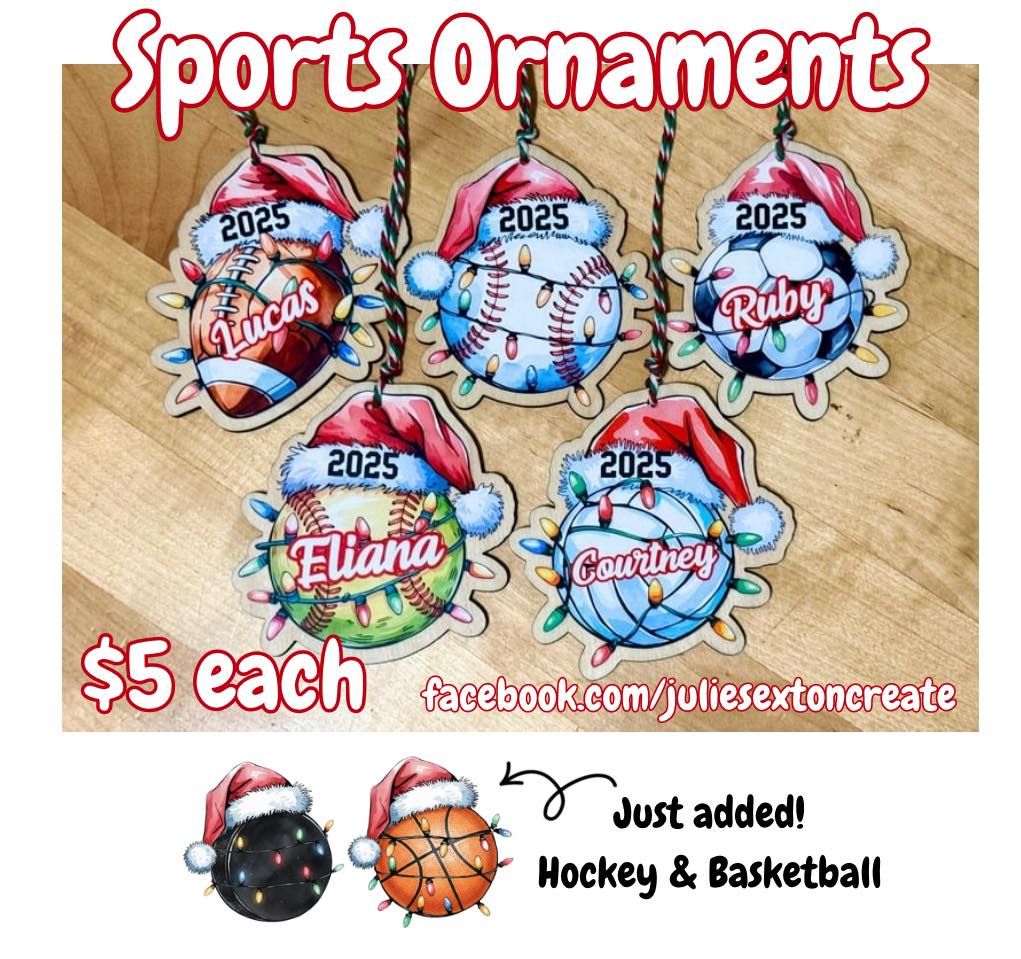 Sports Ornaments
