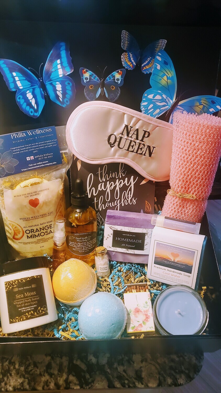 Wellness Spa Gift Box - Large Zen Box, Get Well Care Package,  You Owe Yourself the Same Love You Give to Others ❤️