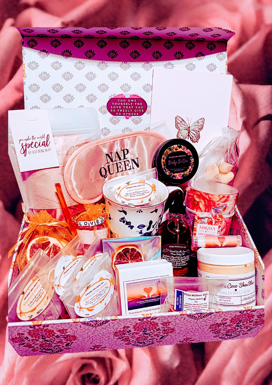 Wake Up and Be Radiant Self Care Gift Set ~ Relaxation &amp; Healing Set