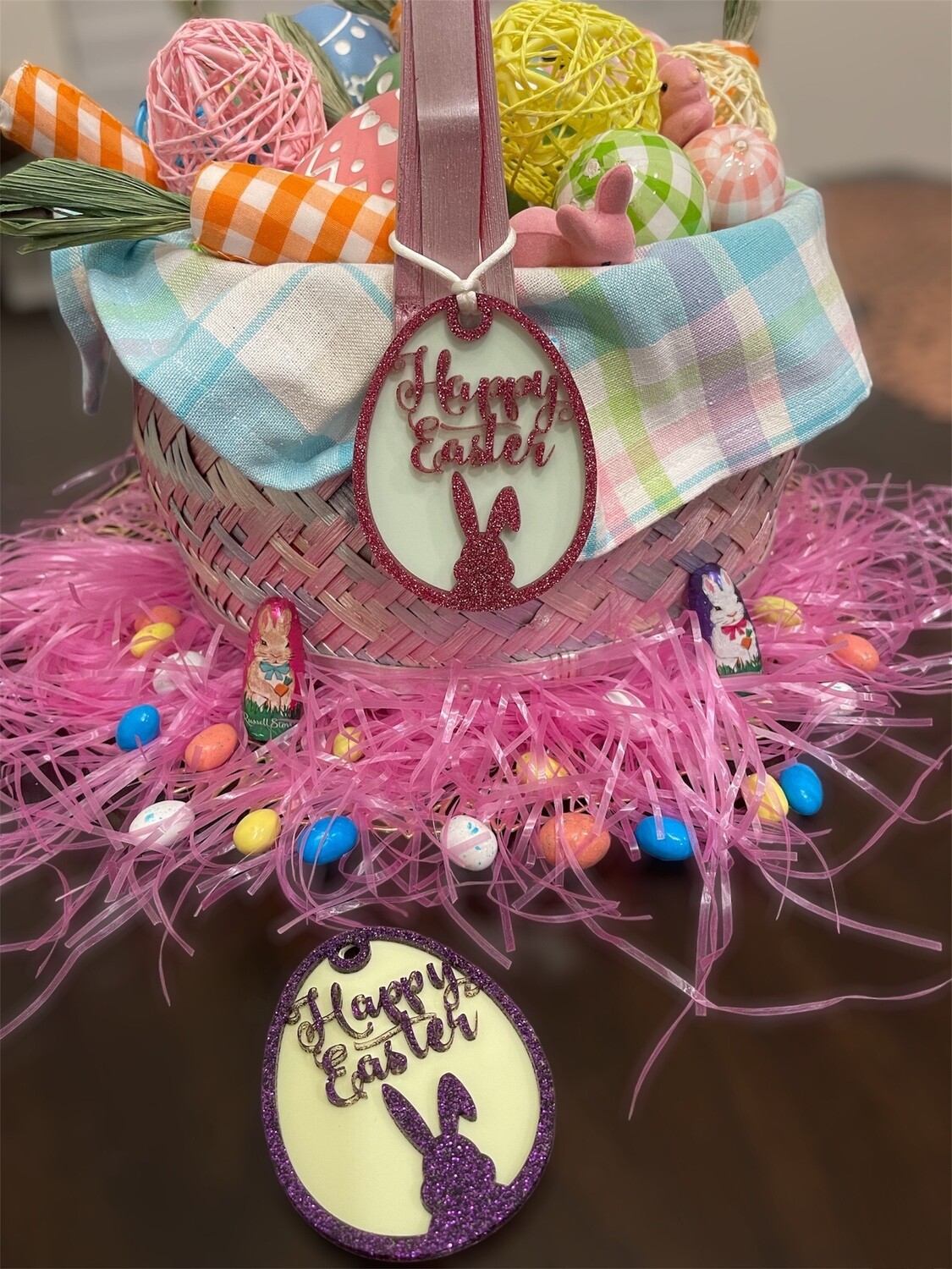 Easter Basket Name Tag 3D