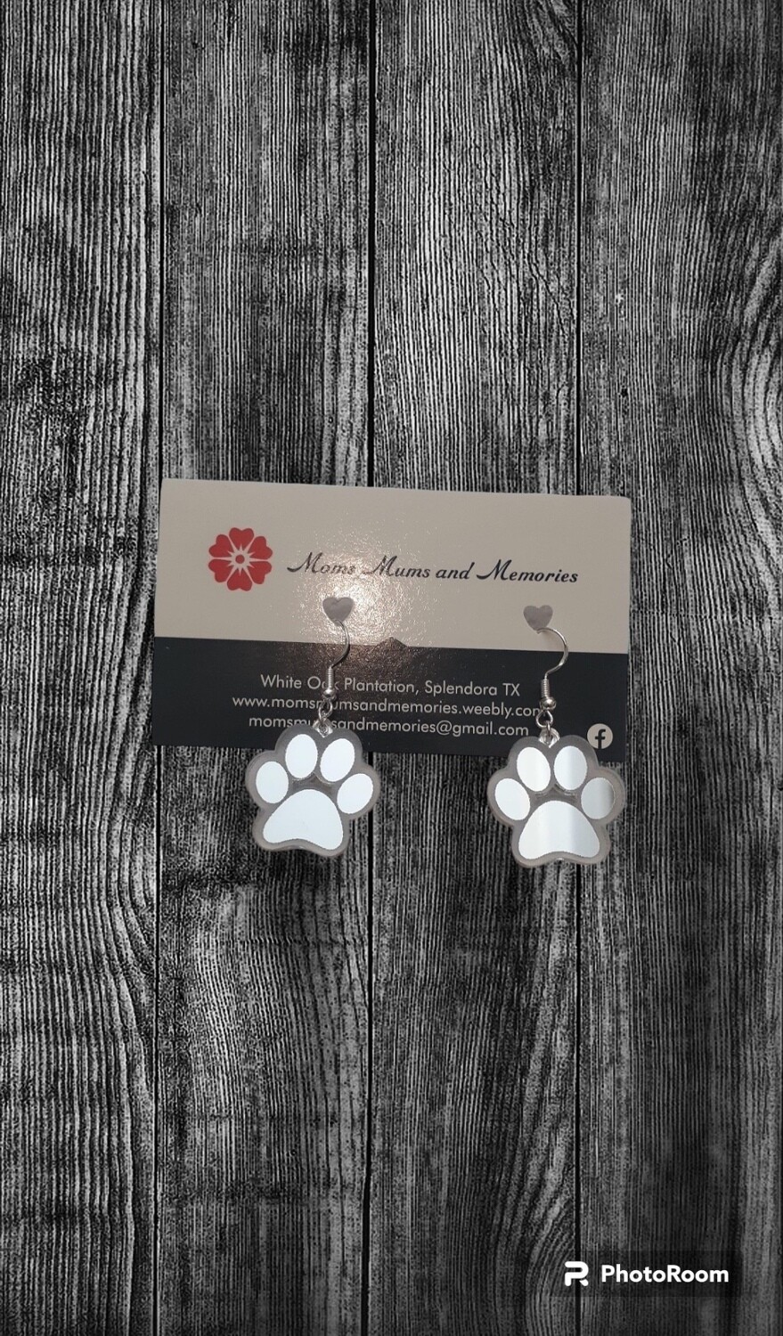 Earrings - Paw