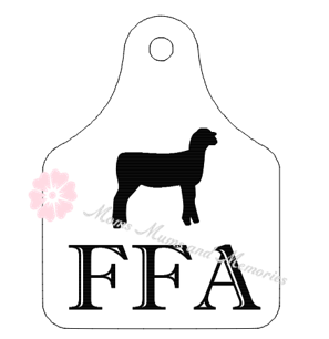 FFA Ear Tag Lamb
