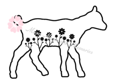 Goat with Flowers