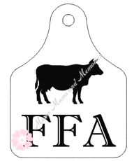 FFA Ear Tag Cow