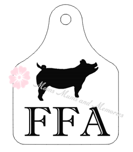 FFA Ear Tag Pig