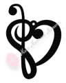 Music Clef Heart