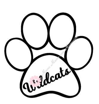 Paw w/Mascot Name