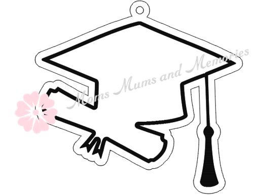 Grad Cap w/Diploma