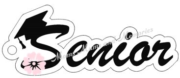 Senior B with Grad Cap