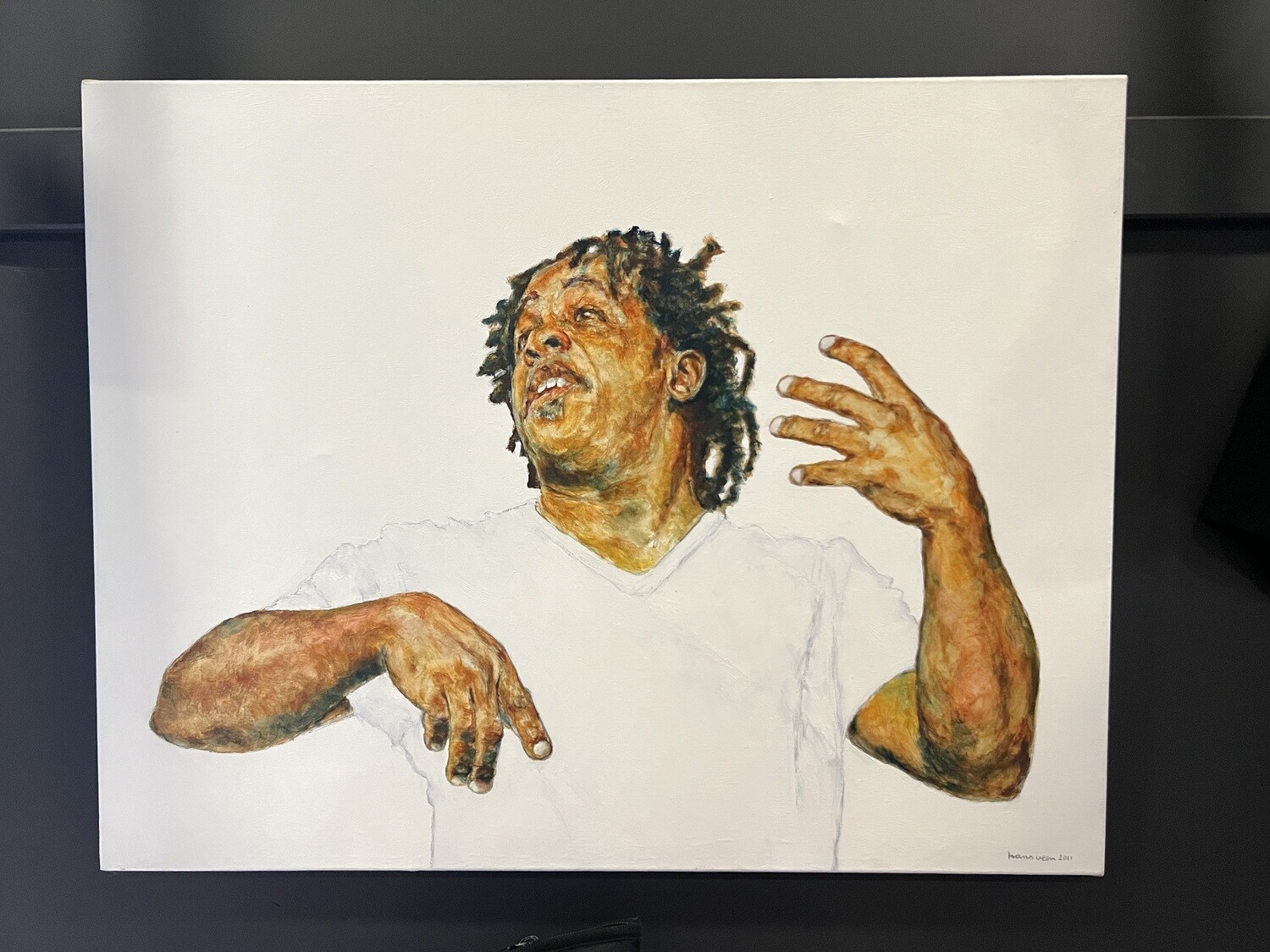 Victor Wooten Painting by Hans Veen *Can not be shipped, must be picked up in our showroom*