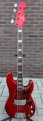 Fender Custom Shop Precision Bass Limited Edition Journeyman Matched Headstock Candy Apple Red from 2022