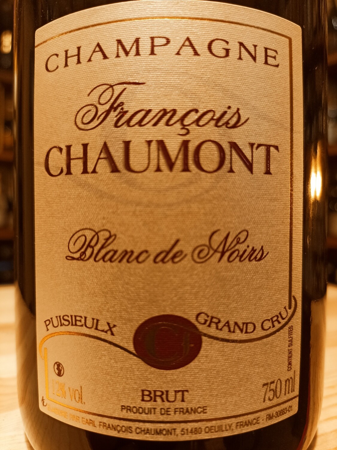 Champagne Francois Chaumont Brut Blanc de Noirs Grand Cru s.a. (r.m. a Oeuilly - France) - 0,75