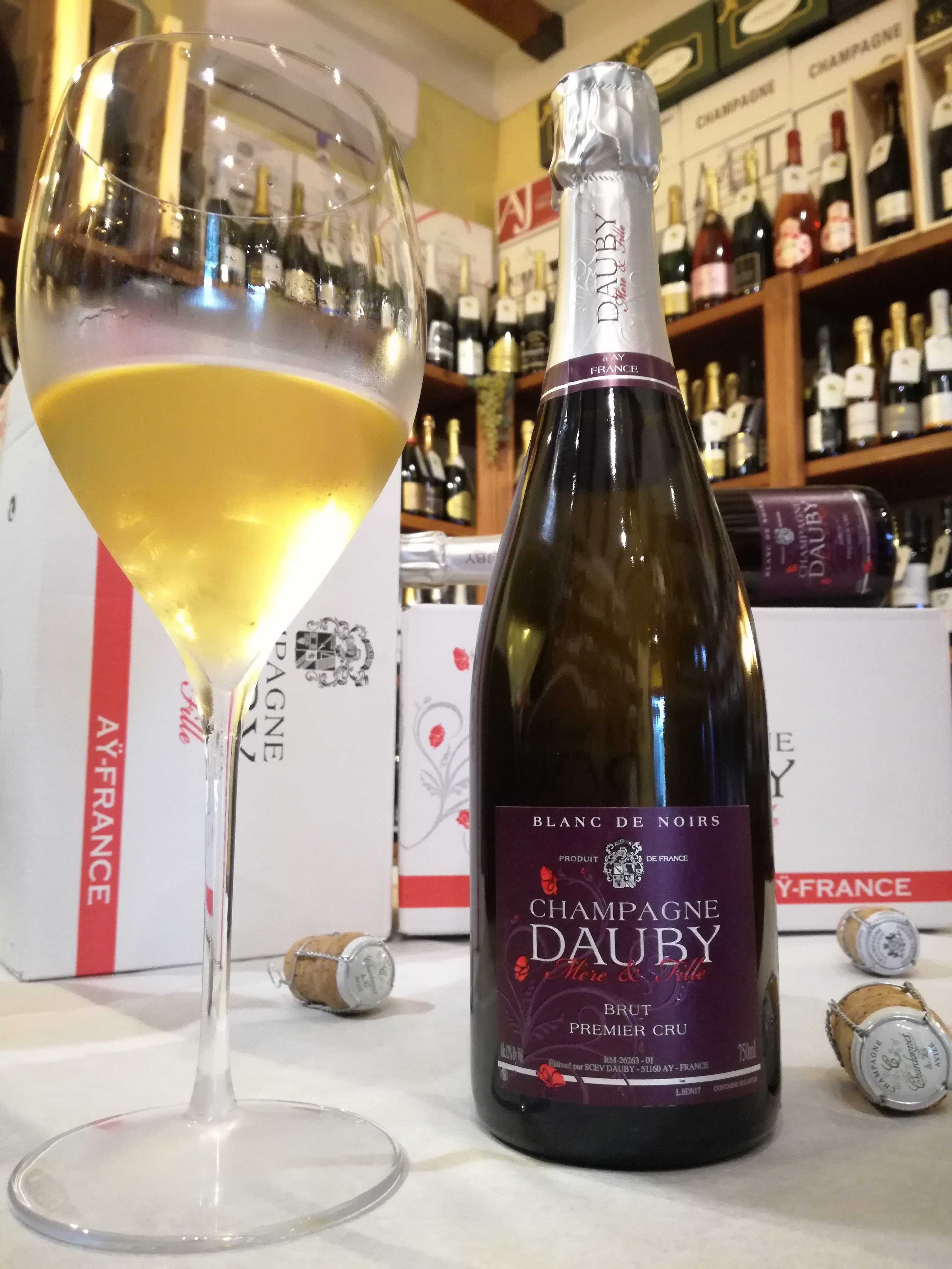 Champagne Dauby Mere & Fille Brut Blanc de Noirs Premier Cru (R.M. à Ay - France) - 0,75 L