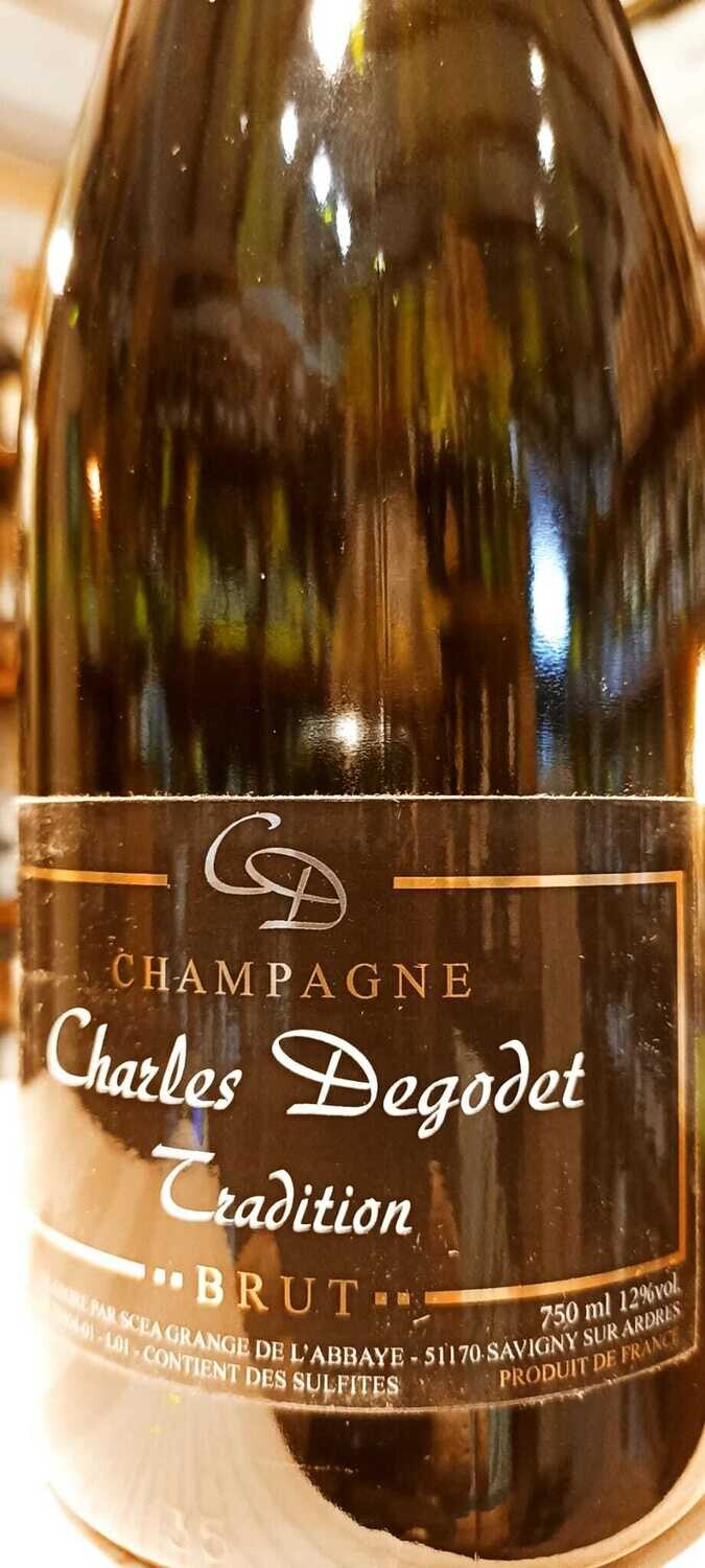 Champagne Charles Degodet Brut Tradition (a Montazin - France) 0,75 L