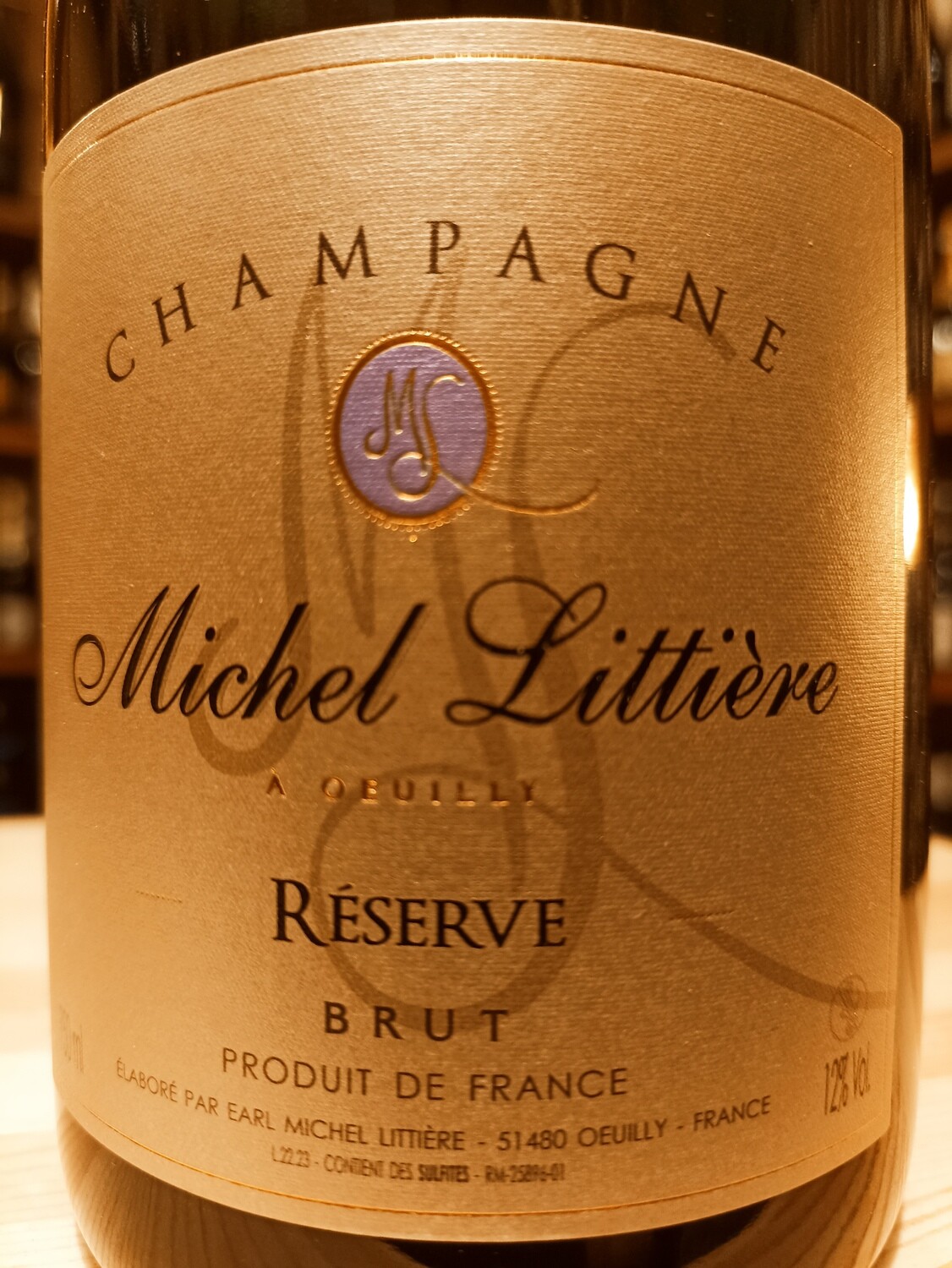 Champagne Michel Littiere Brut Reserve R.M. in Oeuilly - France - 0,75 L