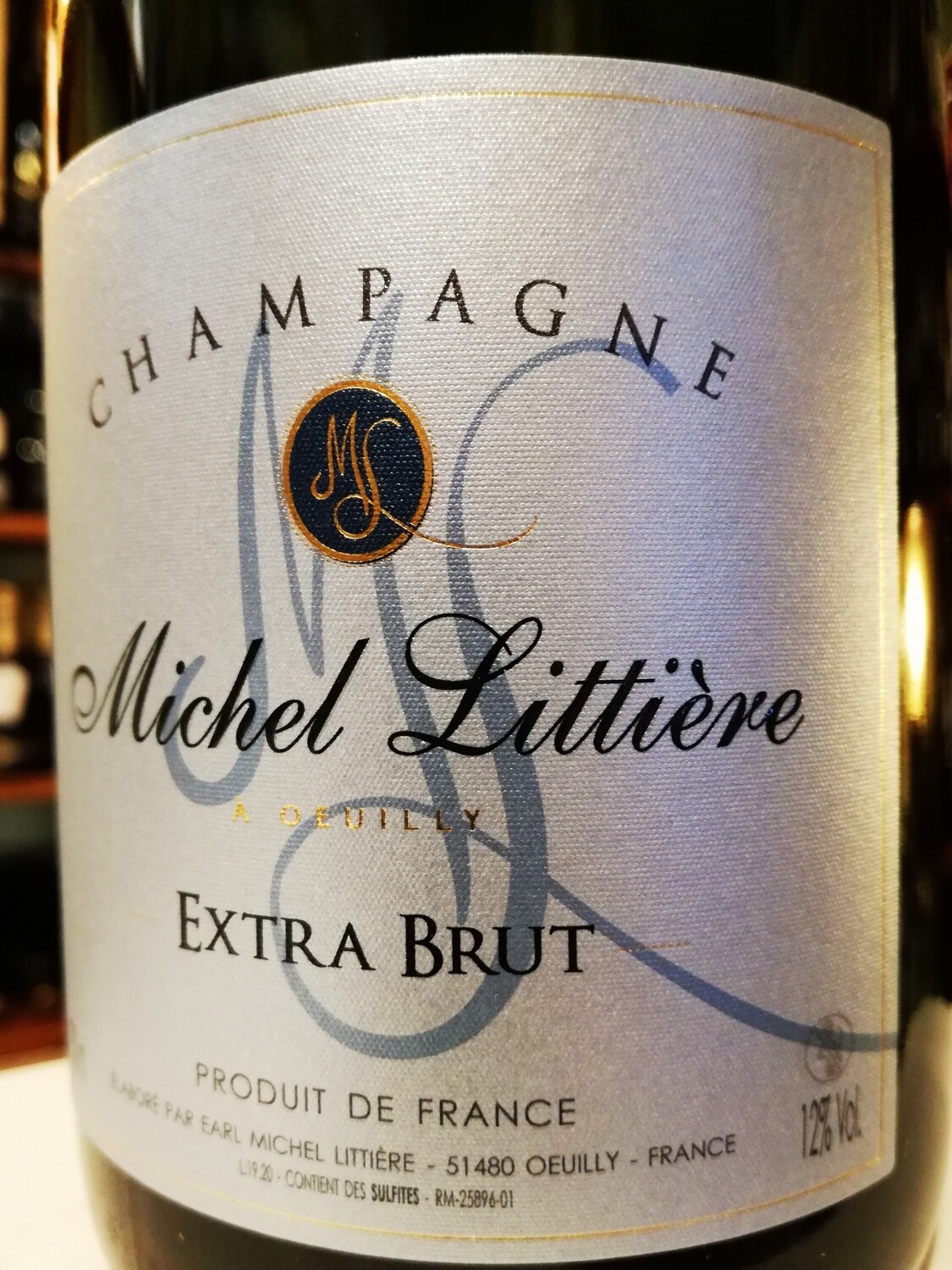 CHAMPAGNE MICHEL LITTIERE EXTRA BRUT R.M. IN OEUILLY - 0,75L - 12% Vol.