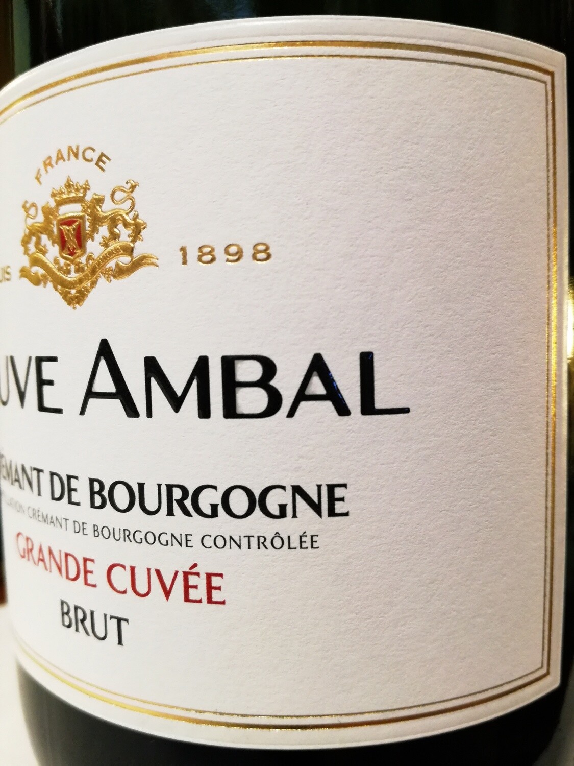 Cremant de Bourgogne Brut Grande Cuvée Veuve Ambal - 0,75 L