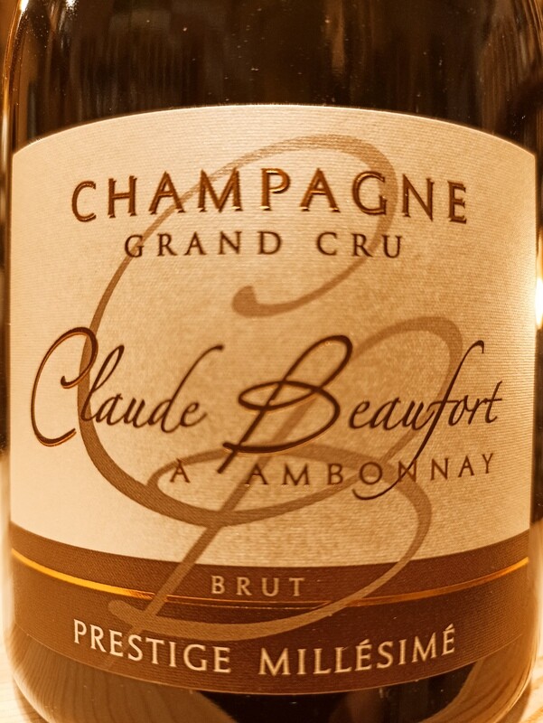 CHAMPAGNE CLAUDE BEAUFORT BRUT GRAND CRU PRESTIGE MILLESIME 2013 (AMBONNAY)