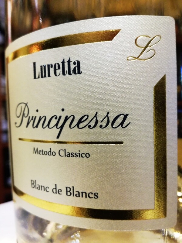 Colli Piacentini Metodo Classico Principessa Brut Blanc de Blancs s.a. Magnum 1500 ml Astucciato (Az. Agr. Luretta - Castello di Momeliano)