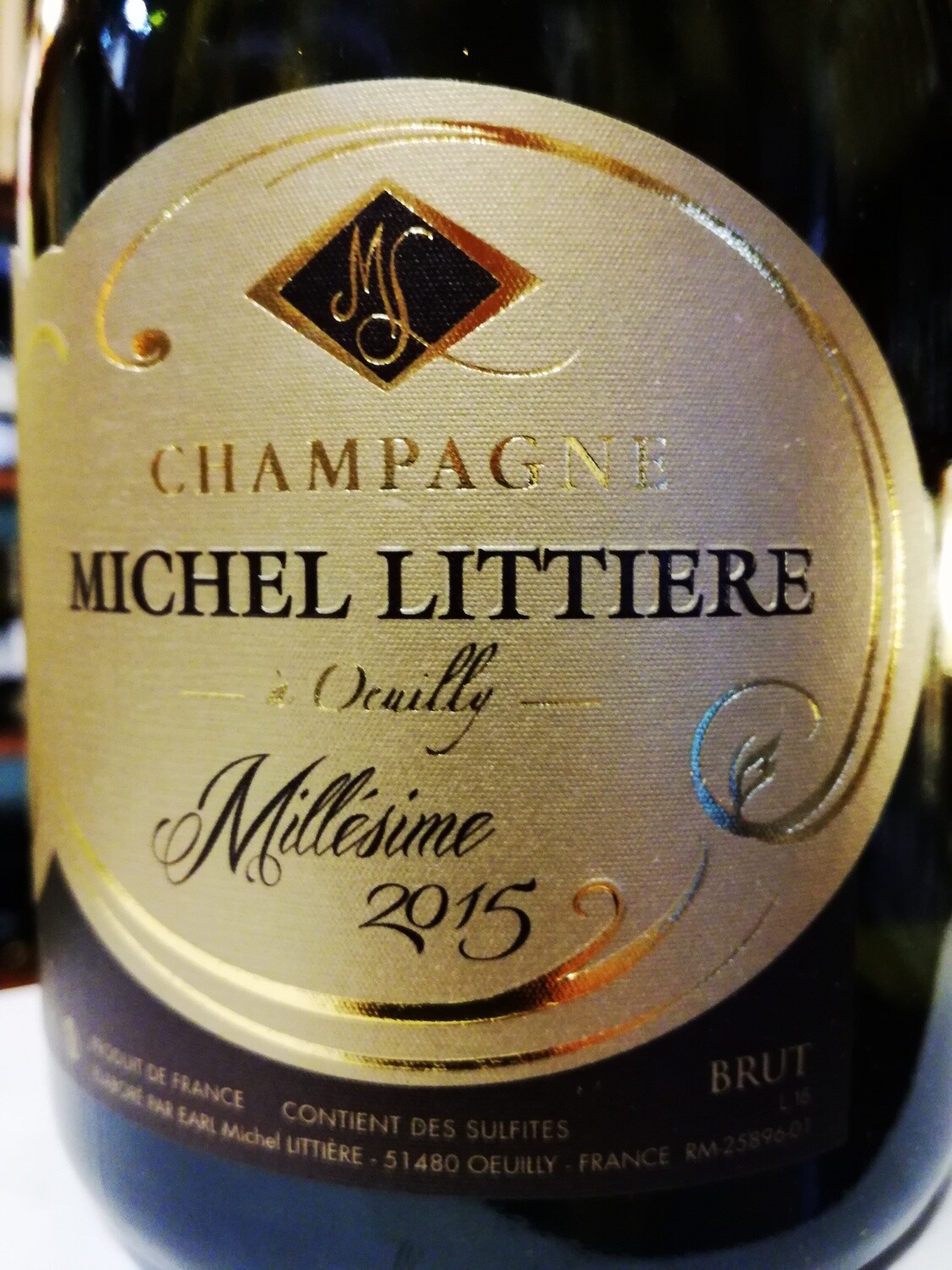 Champagne Michel Littiere Brut Millesime 2015 R.M. in Oeuilly - France - 0,75 L